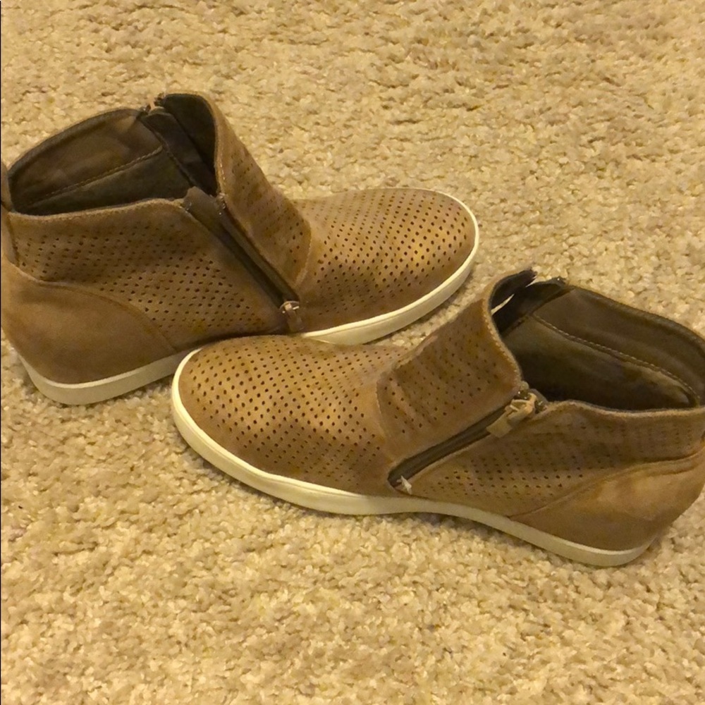 Wedge sneakers! Never worn.